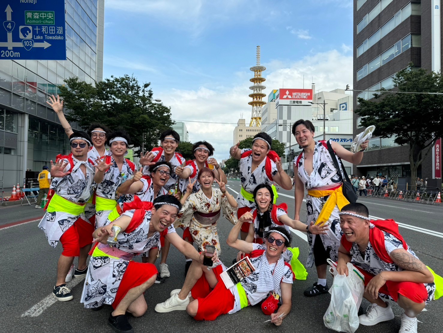 お祭りイベントの様子
